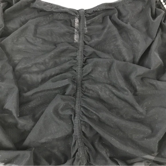 Victoria’s Secret Sheer Shirred Garter and Rhinestone Pin-up‎ Skirt NWOT